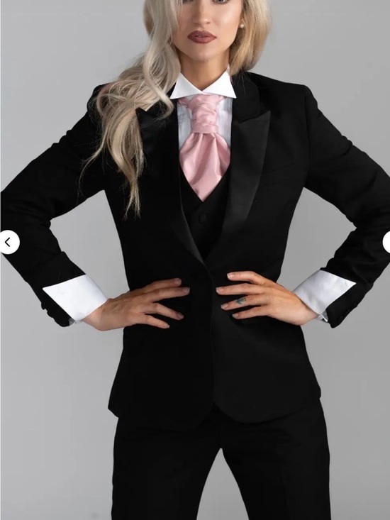Her Tuxedo Other - Classic Black Tuxedo 4 piece jacket pants shirt vest